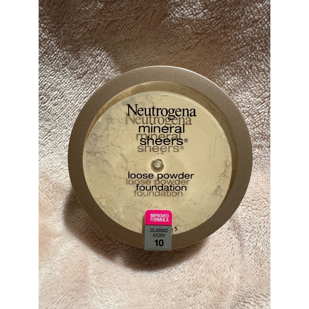 Neutrogena Mineral Sheers Loose Powder Foundation Classic Ivory 10 0.19oz New